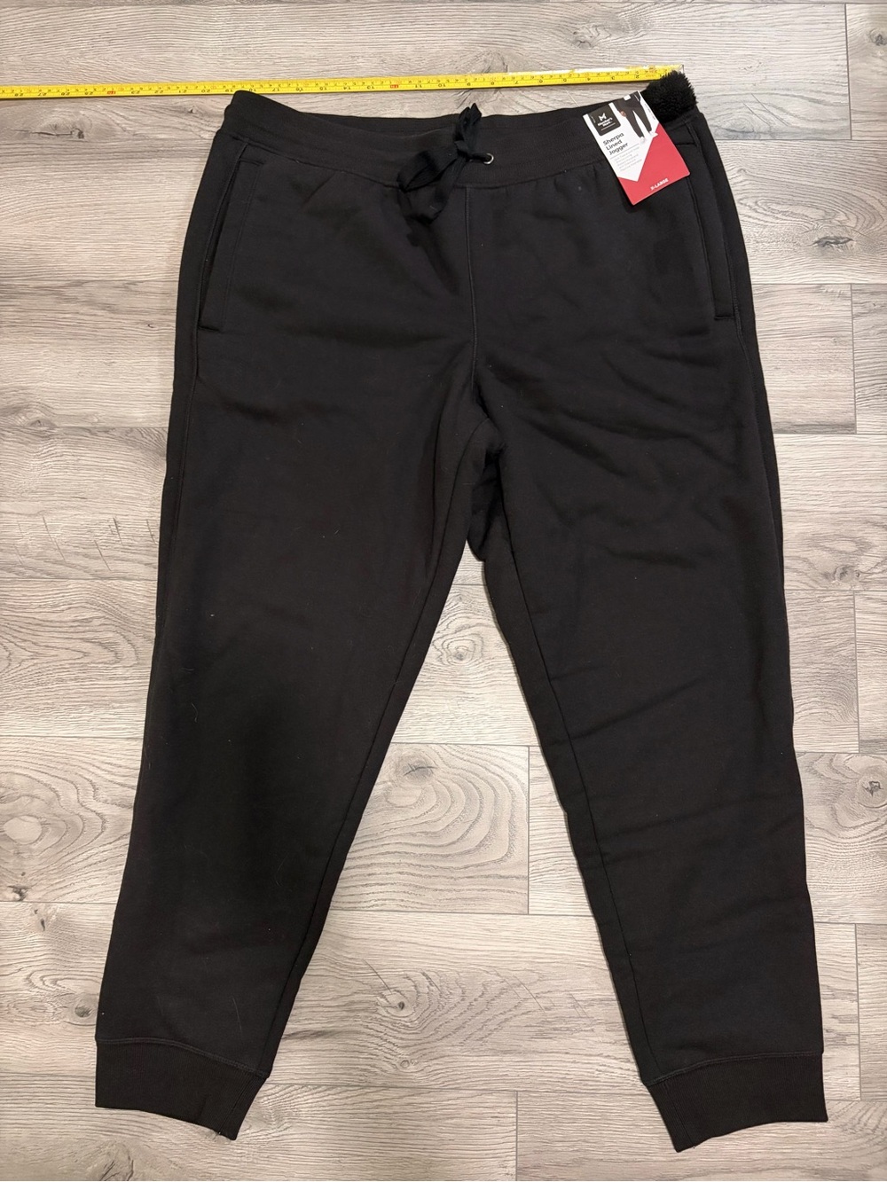 Member's Mark Sherpa Lined Jogger Black Joggers Size XL NWT